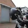 Universal Steel 6 3/4" Matte Black Prison Style 12V / 55W Custom Headlight for Motorcycle Motorbike Trike - Image 9