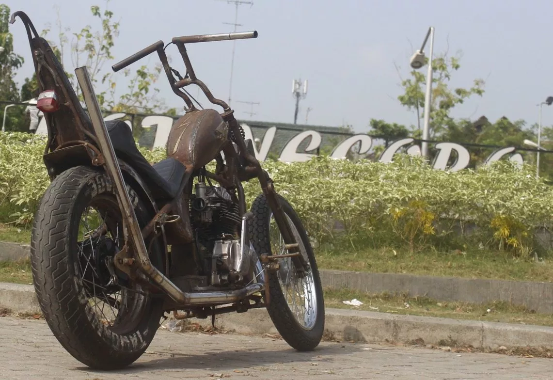 honda gl160 chopper