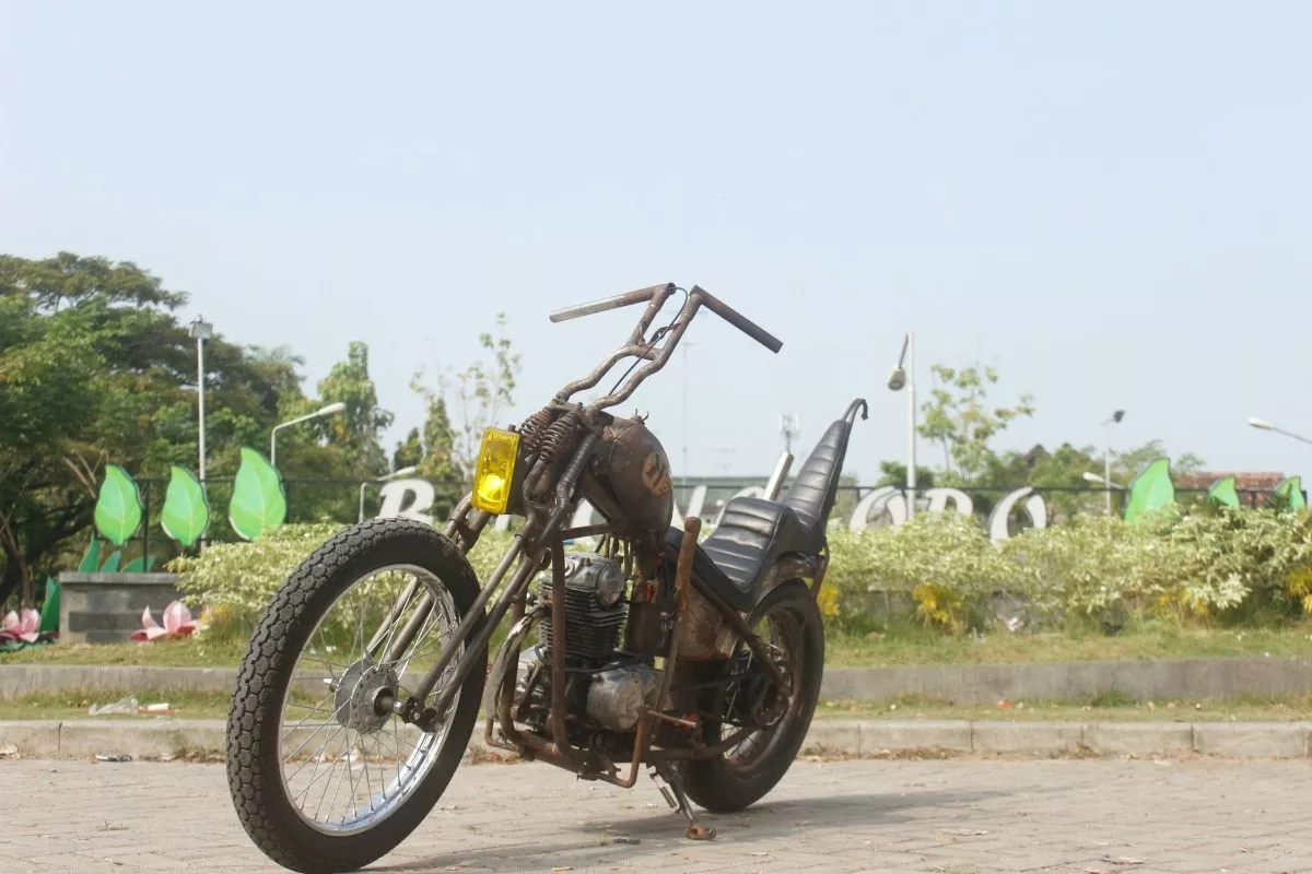 honda gl160 chopper