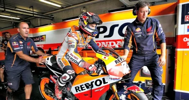 MotoGP bike testing